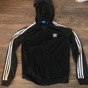 Adidas Logo Zip Up Sweatshirt